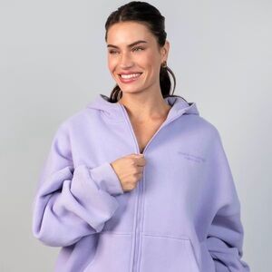 Comfrt Pastel Zip-Up Hoodie Unisex